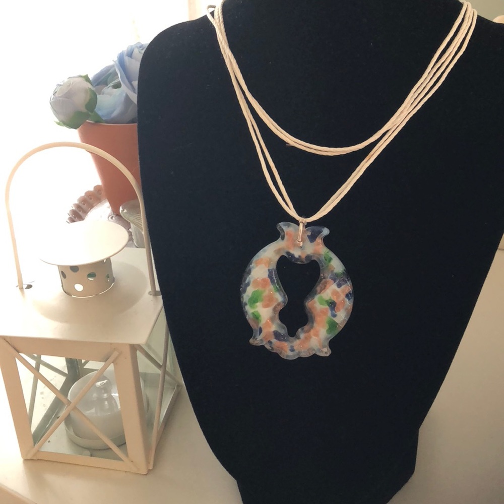 Kissing Koi Fish Pendant Necklace